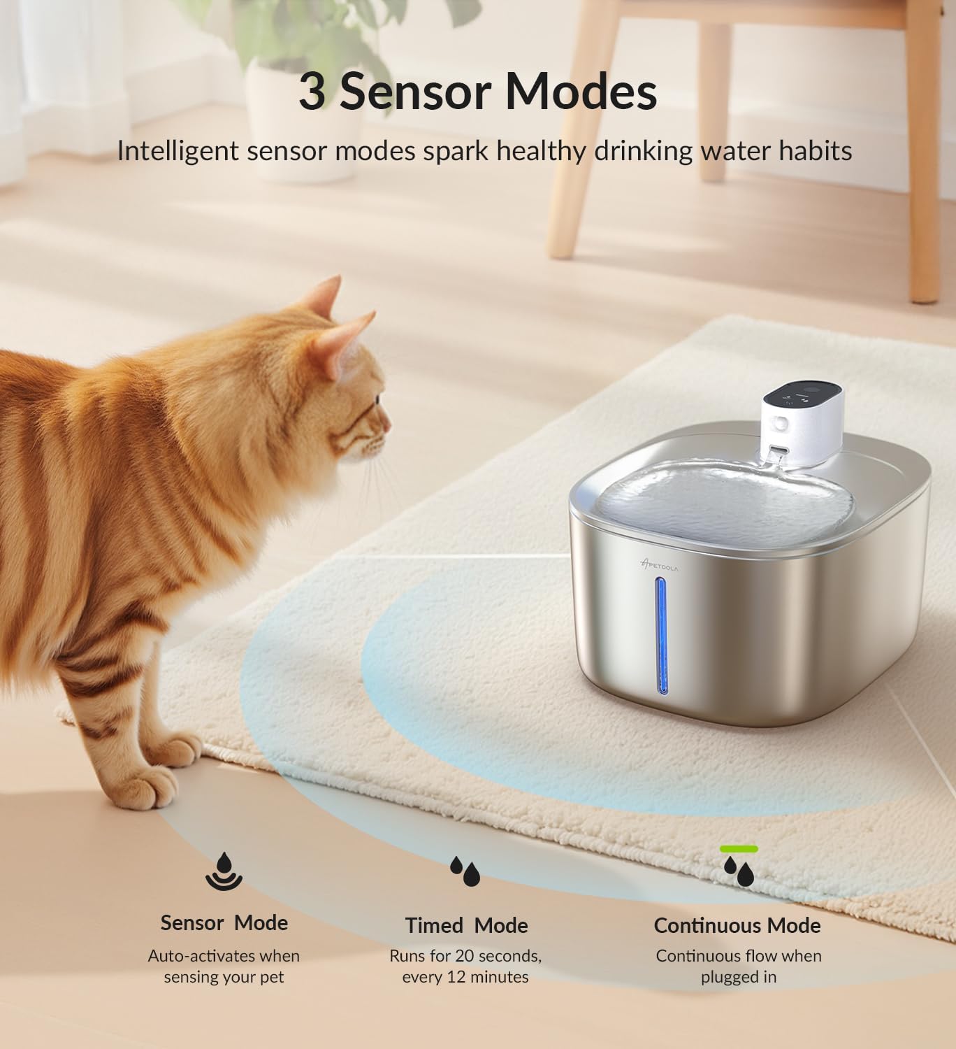Pawsnappy™ Wireless Smart Water Fountain